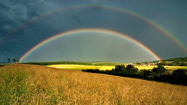 Радуга после дождя