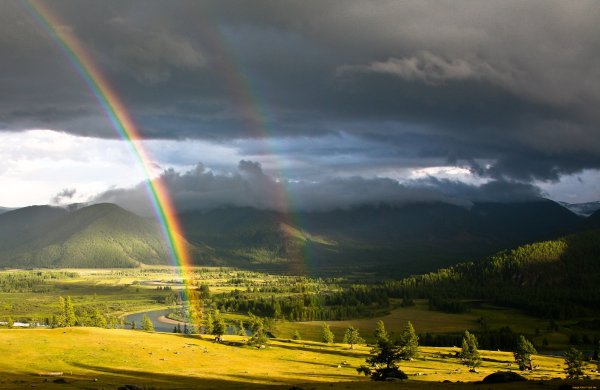 "Пейзаж с радугой" Роберт Данкансон