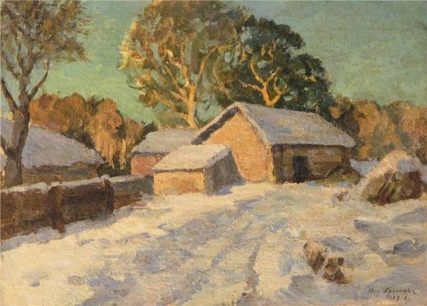 Крымов Николай Петрович пейзажи