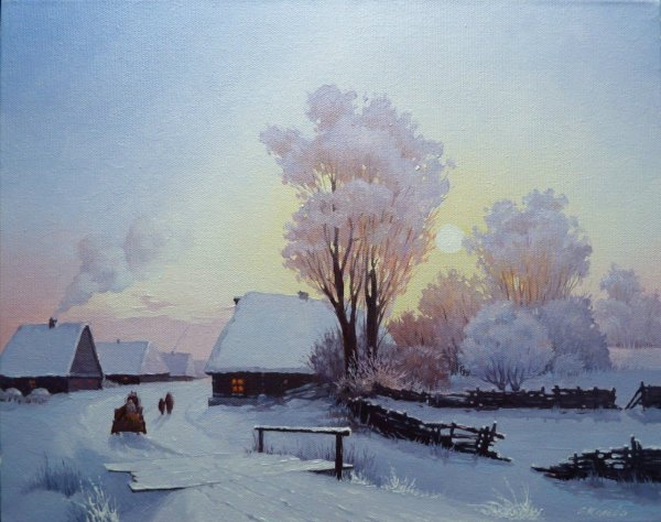 Коровин Константин Алексеевич (1861-1939) "зима".