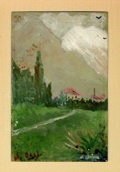 Пейзаж близ Фигераса (1910) Сальвадор дали