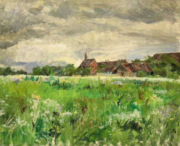 Пейзаж близ Фигераса (1910) Сальвадор