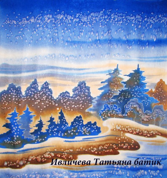 Батик пейзаж
