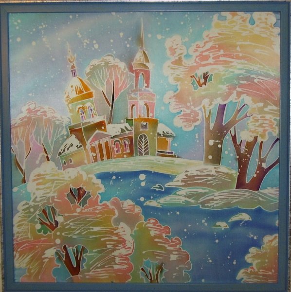 Горячий батик зима