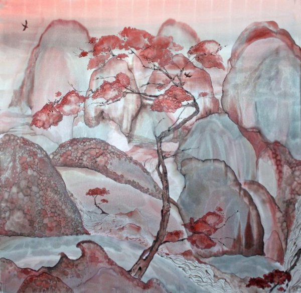 Холодный батик город