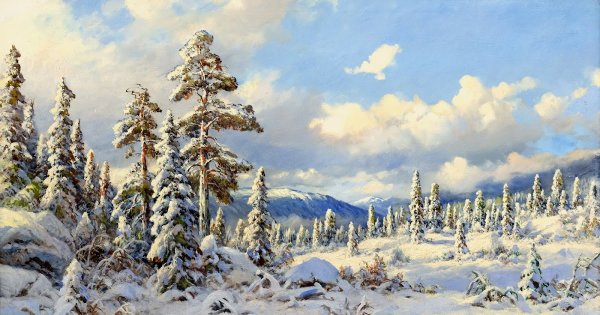 Аполлинарий Васнецов зимние пейзажи