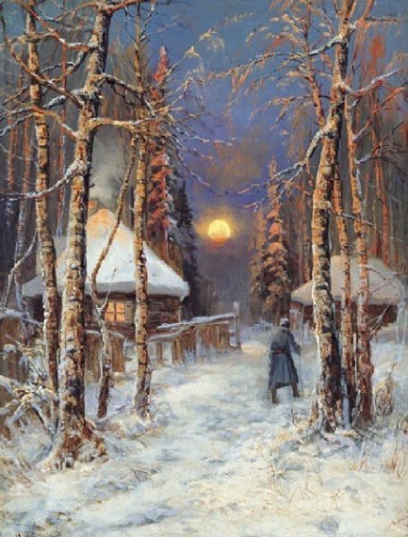 Семён Фёдоров (1867-1910). Художник зимний пейзаж