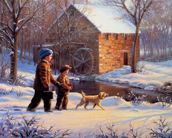 Художник Mark Keathley зима