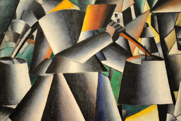 Казимир Малевич женщина с ведрами