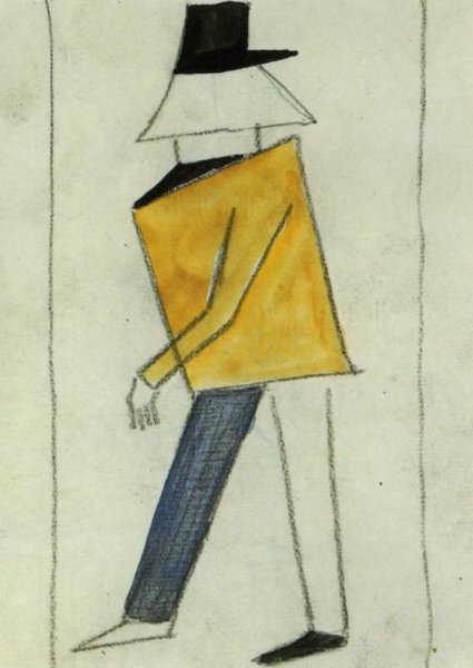 Казимир Малевич. Эскиз к опере победа над солнцем, 1913