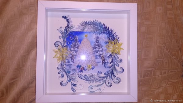 Квиллинг зима