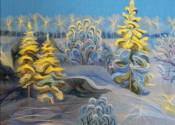 Елка квиллинг