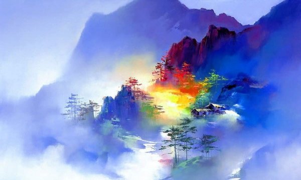 Яркие краски в живописи