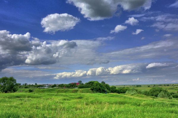 Пейзаж с облаками