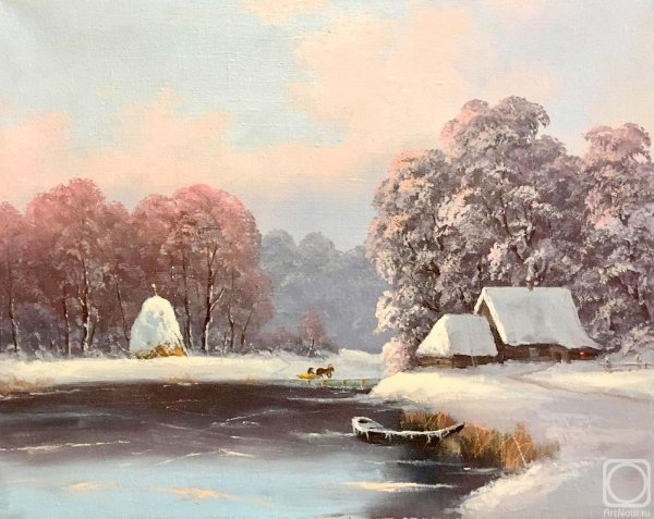 Алексей Рычков художник зимний пейзаж