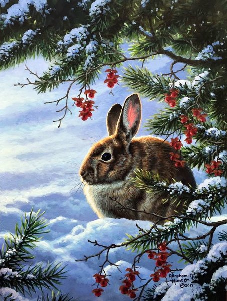 Abraham Hunter картины