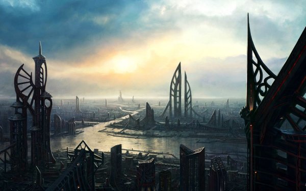 Футуристический город