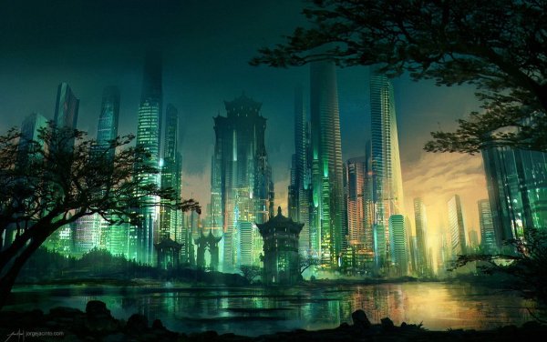 Арт Sci Fi City'