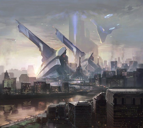 Футуристическая архитектура будущего концепт арт