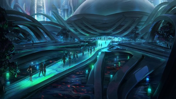 Экогород будущего концепт