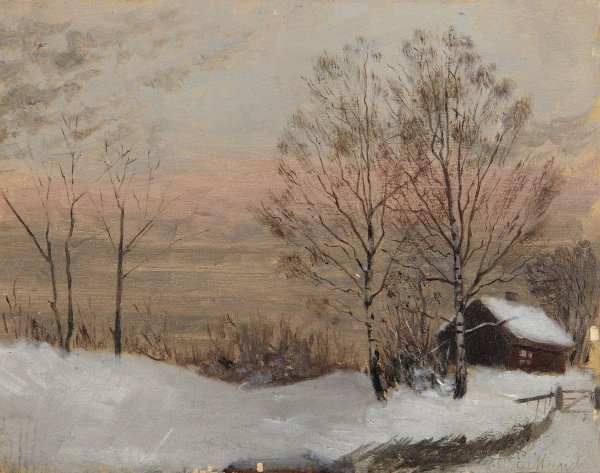 Кондратенко Гавриил Павлович зимний вечер