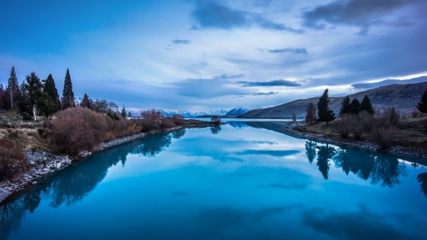 Голубая река