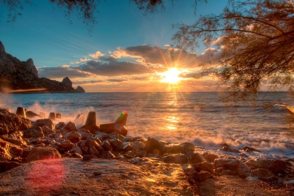 Осень на море