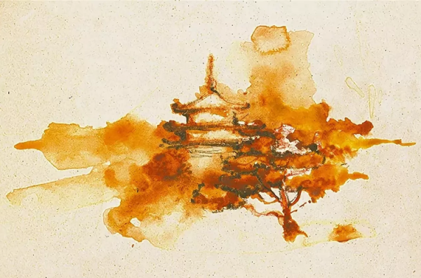 Рисование чаем