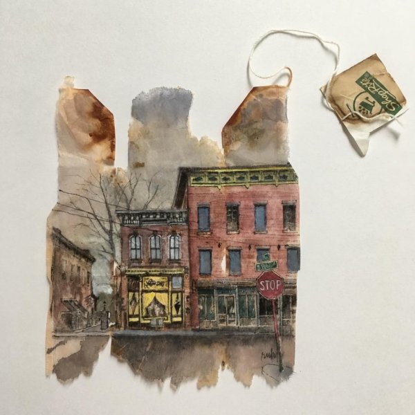 Миниатюрная живопись акварелью