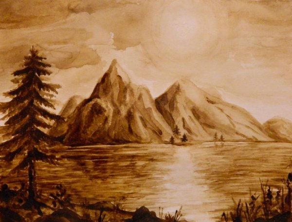 Горы для выжигания