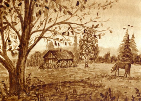 Пейзаж Графика