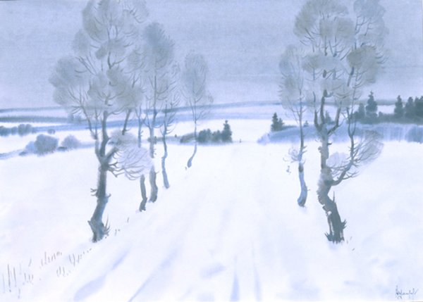 Шмаринов Алексей Дементьевич зима