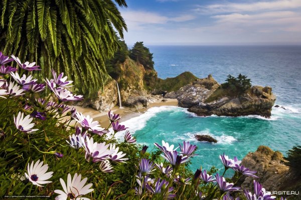 Весна горы море