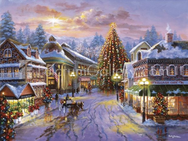 Художник Nicky Boehme новый год