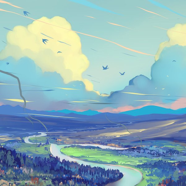 Пейзажи в стиле арт