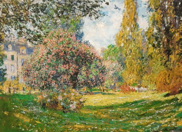 Картина «парк Монсо» Клод Моне