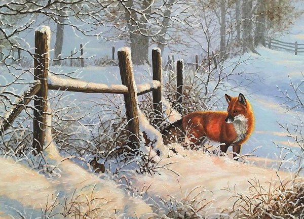 Художник Абрахам Хантер животные