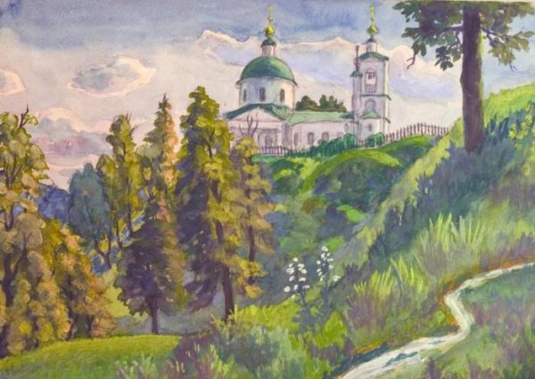 Пейзаж в бедной Лизе Карамзина