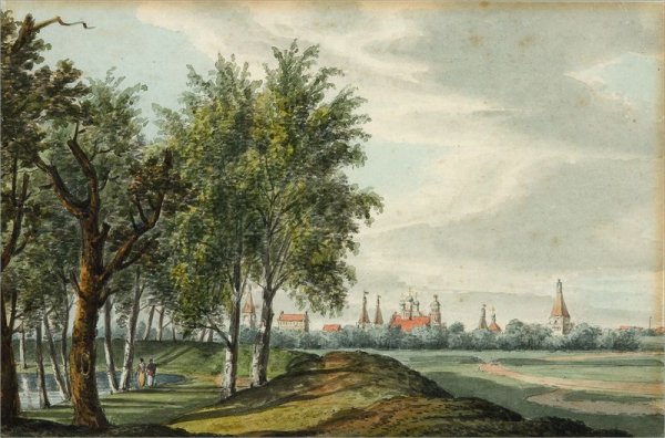 Симонов монастырь (картина XIX века)