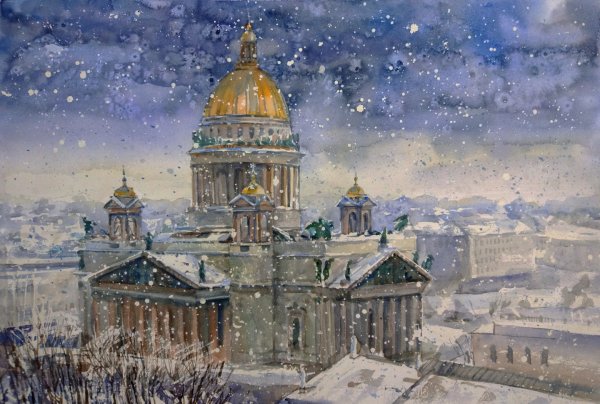 Константин Кузема акварелист Санкт-Петербург