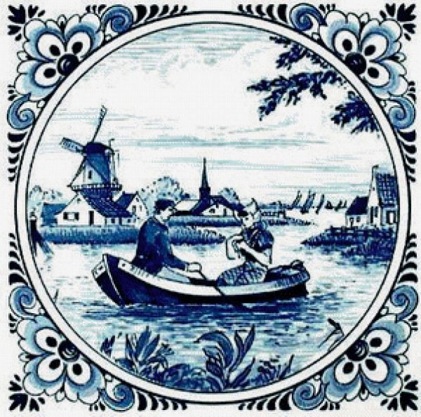 Роспись изразцы Голландия