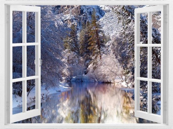 Зимнее окно