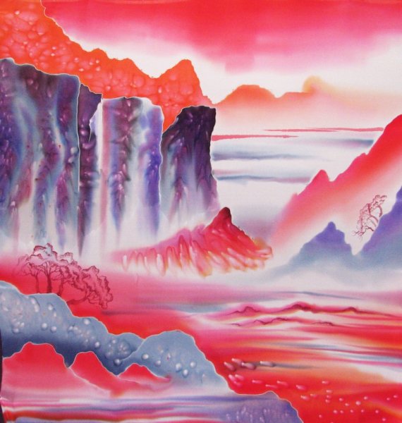 Наташа Фуко художник батик