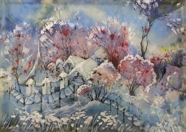 Холодный батик город