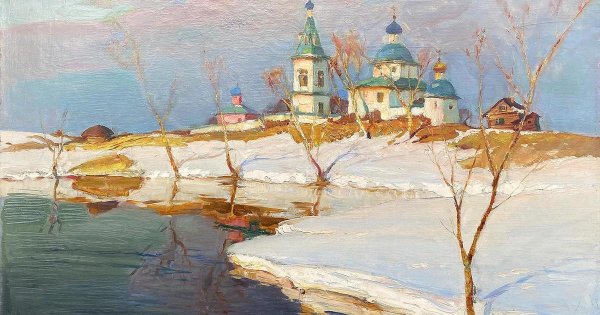 Вещилов Константин Александрович зимний пейзаж