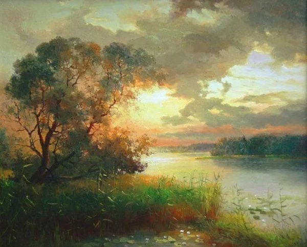 Латвийский художник-пейзажист Jan Bartkevics (Ян Барткевич)