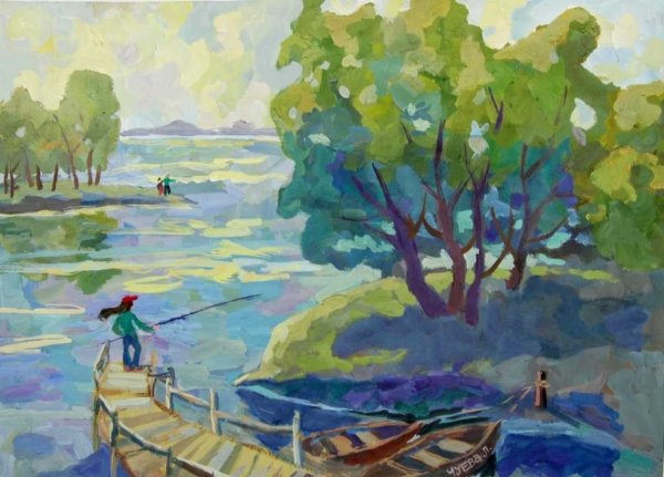 Станковая композиция пейзаж