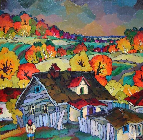 Декоративная живопись пейзаж