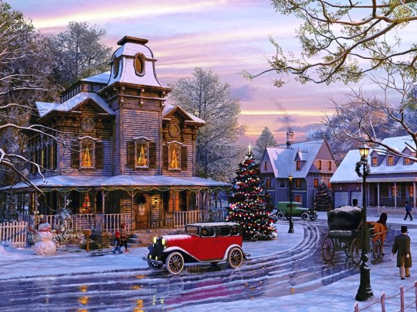 Доминик Дэвисон картины зима