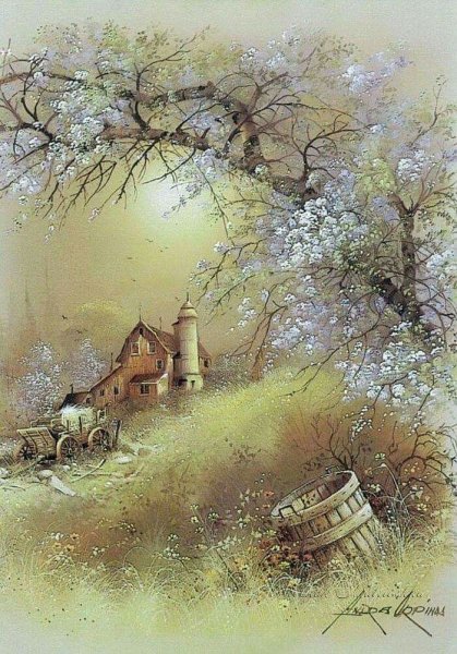 Художник Андрес Орпинас